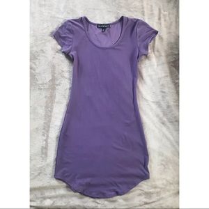 Soft purple mini dress